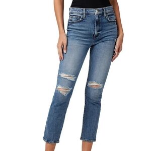 Joe's Jeans The Luna High-Rise Ciagrette Crop Distressed Straight Jeans 2 / 26